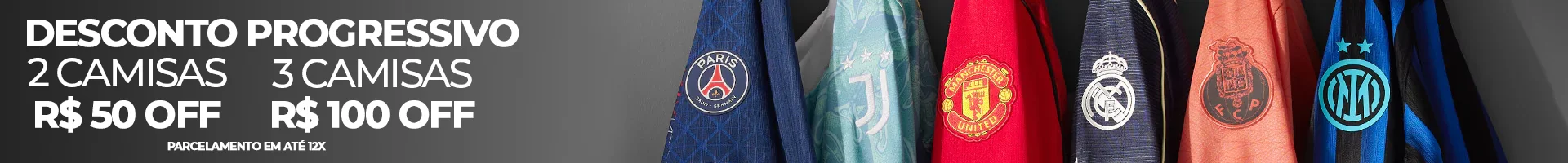 Promoção Progressiva Trinity – Camisas de Futebol